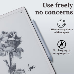 King Write SY05 EMR Stylus Pen for Kindle Scribe & reMarkable 2, 4096 Pressure, Digital Eraser, Battery-Free, Magnetic Attach, 10 Replacement Tips